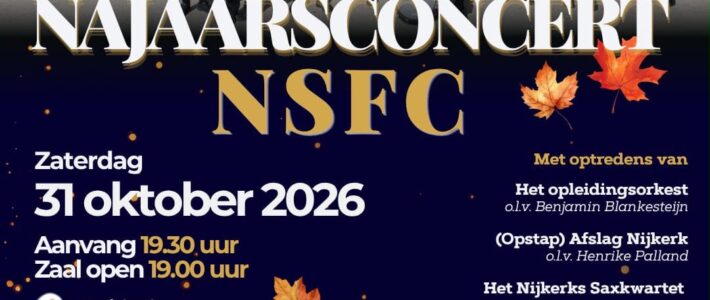 Najaarsconcert NSFC – Zaterdag 31 oktober 2026